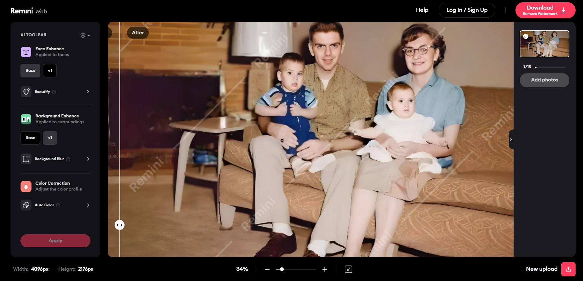 remini-processed-old-family-photo