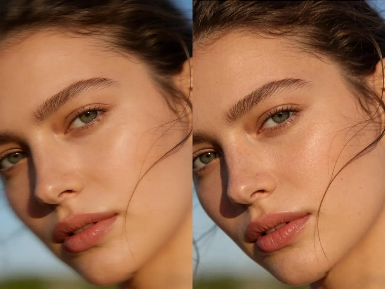 sharpen portrait image