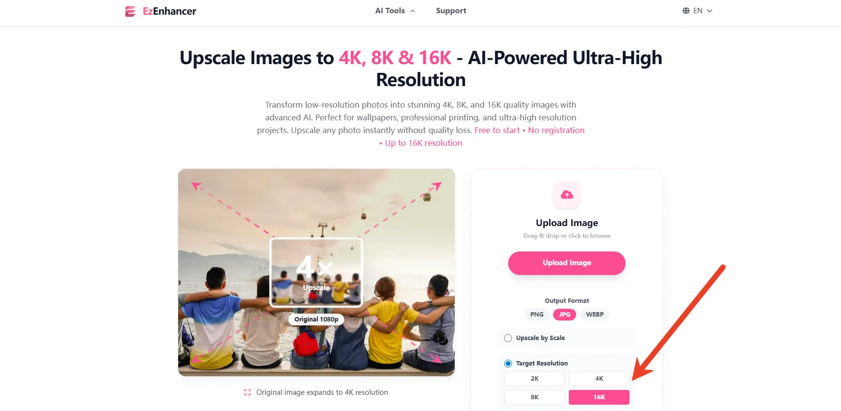 ezenhancer image  upscaler