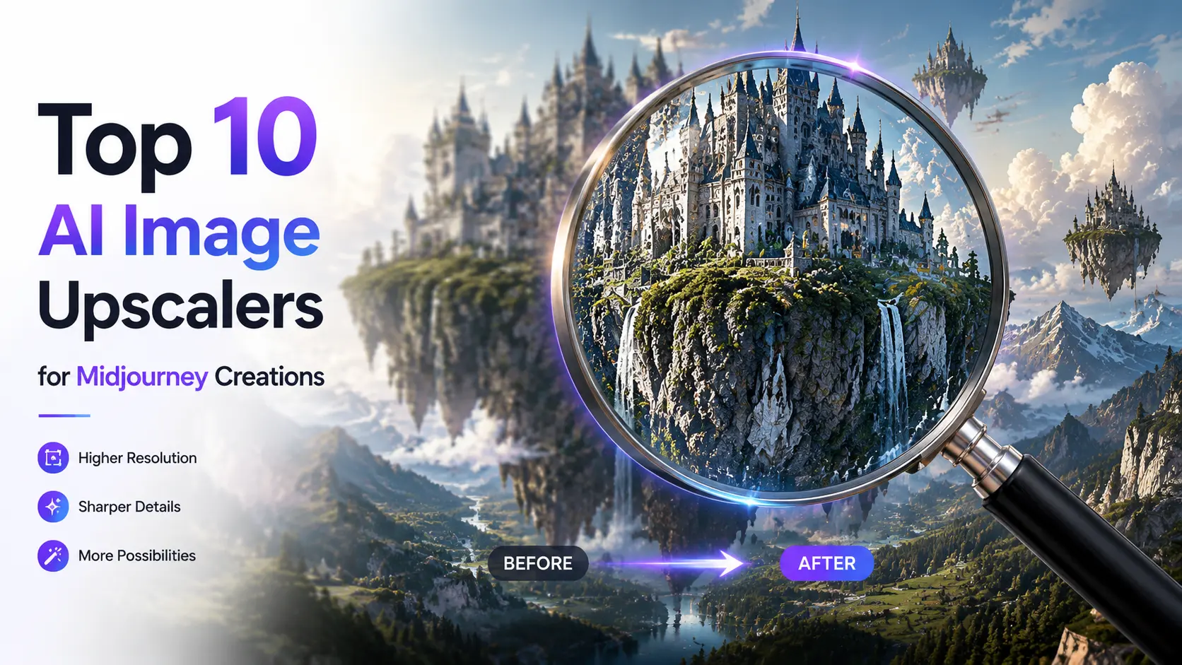 Top 10 AI Image Upscalers for Midjourney Creations