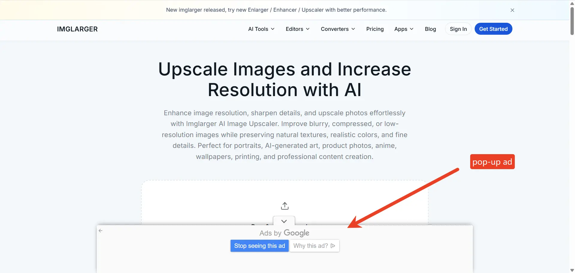 imglarger imgae upscaler