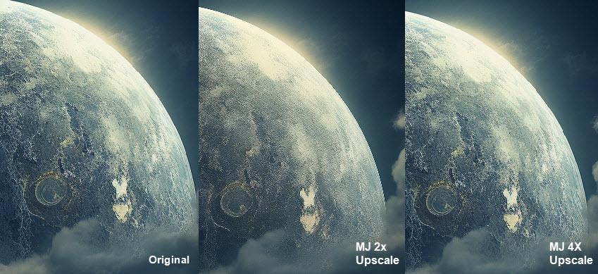 midjourney images need upscaling